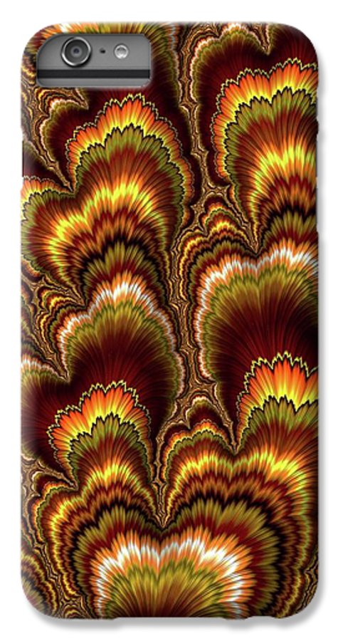 Turkey Feather Fractal - Phone Case
