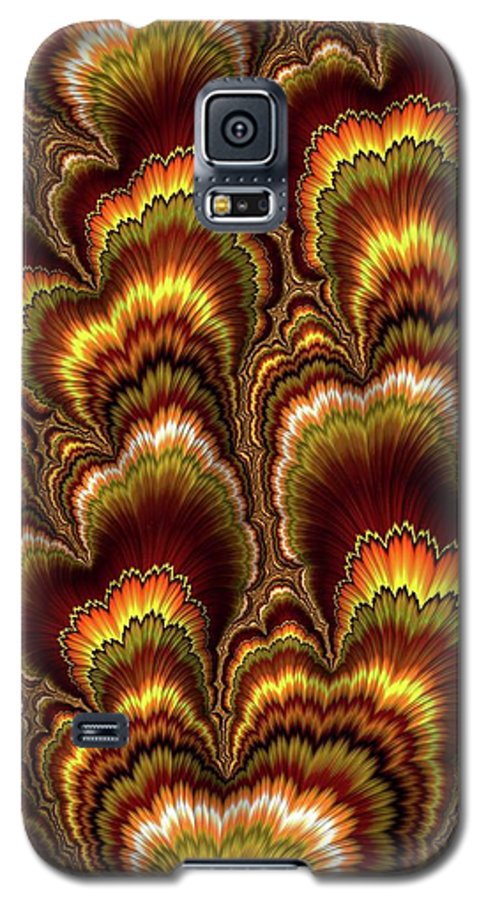 Turkey Feather Fractal - Phone Case