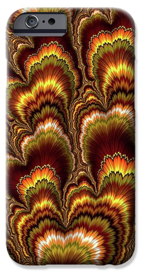 Turkey Feather Fractal - Phone Case