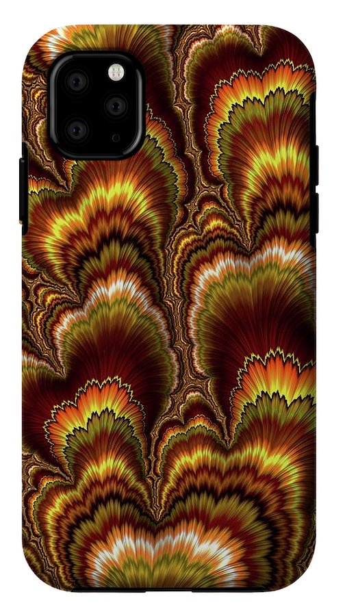 Turkey Feather Fractal - Phone Case