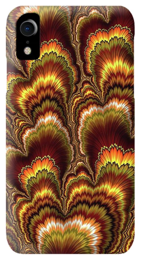 Turkey Feather Fractal - Phone Case