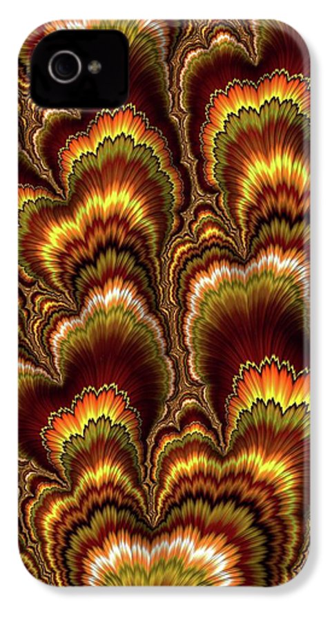 Turkey Feather Fractal - Phone Case