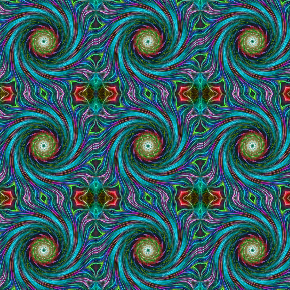 Turquoise Swirl Pattern Digital Image Download