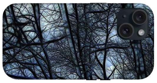 Twilight icicles Snowscape - Phone Case