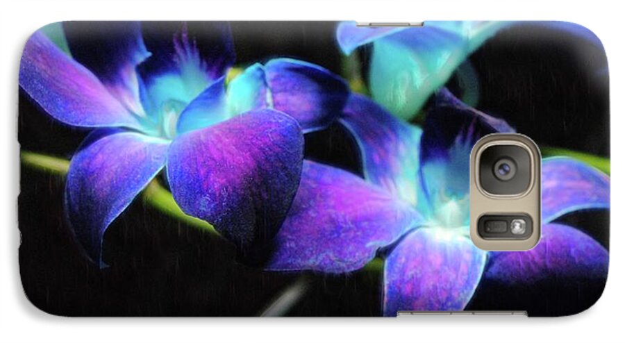 Two Purple Orchids - Phone Case