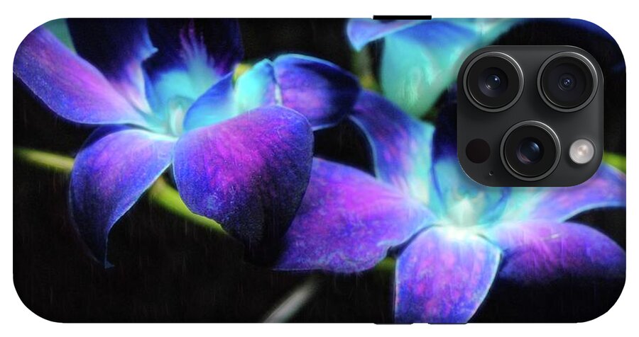 Two Purple Orchids - Phone Case