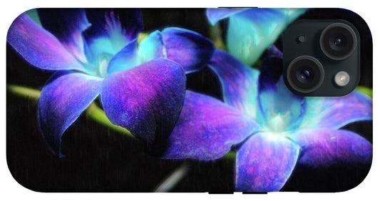 Two Purple Orchids - Phone Case
