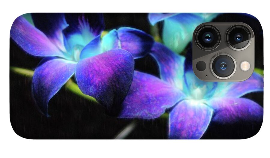 Two Purple Orchids - Phone Case