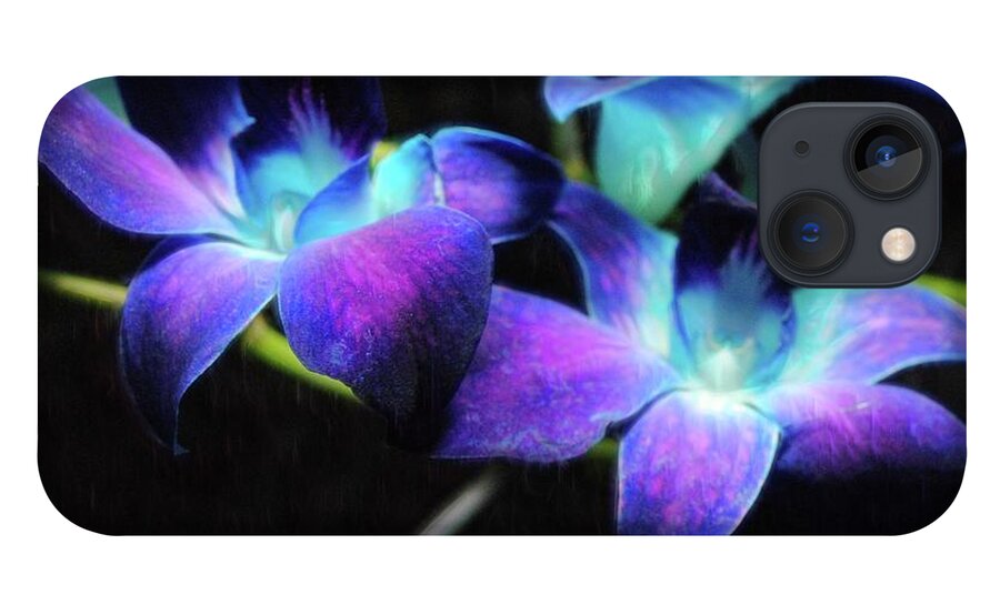 Two Purple Orchids - Phone Case