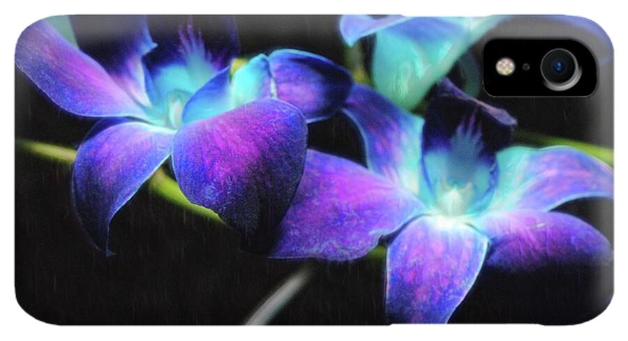 Two Purple Orchids - Phone Case