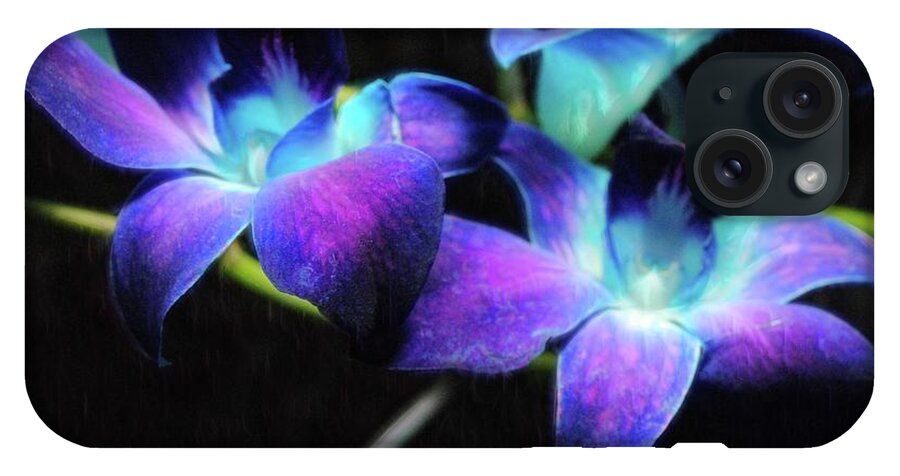 Two Purple Orchids - Phone Case