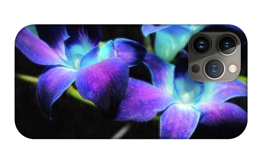 Two Purple Orchids - Phone Case