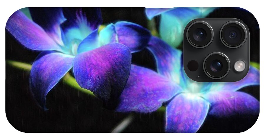 Two Purple Orchids - Phone Case