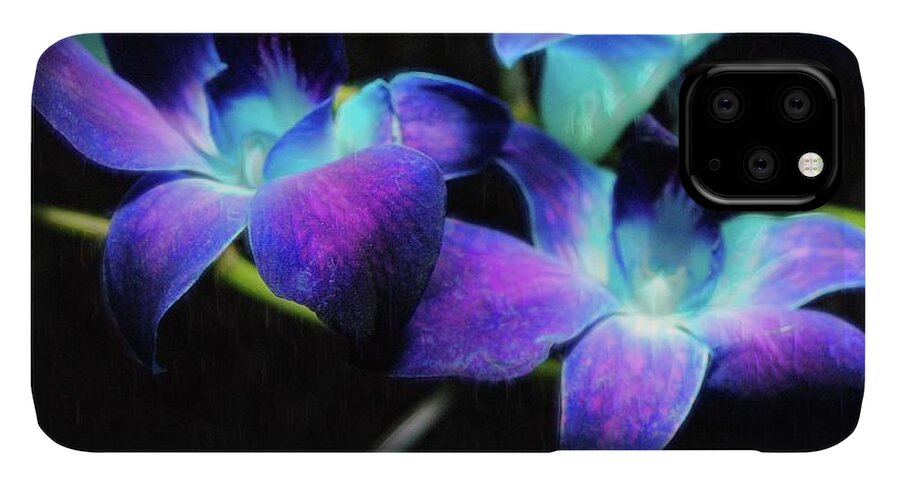 Two Purple Orchids - Phone Case