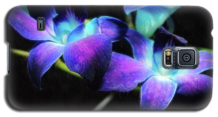 Two Purple Orchids - Phone Case