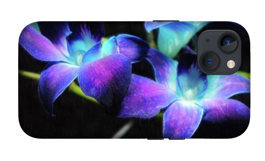 Two Purple Orchids - Phone Case