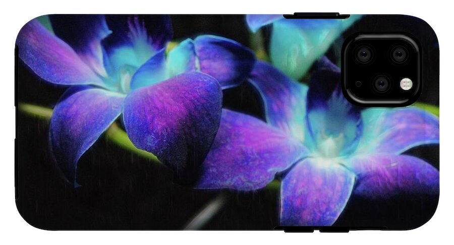 Two Purple Orchids - Phone Case