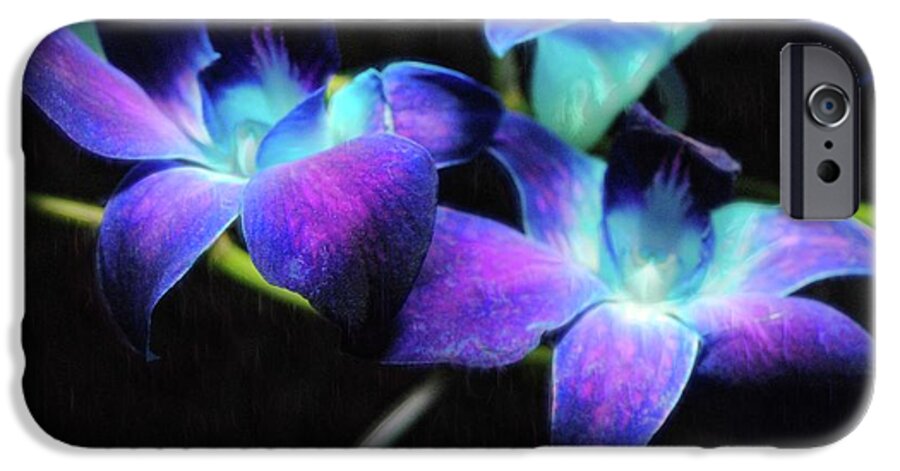 Two Purple Orchids - Phone Case