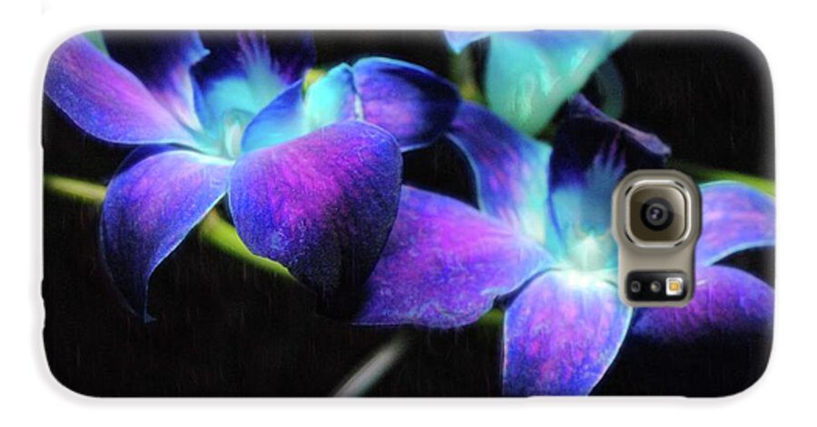 Two Purple Orchids - Phone Case