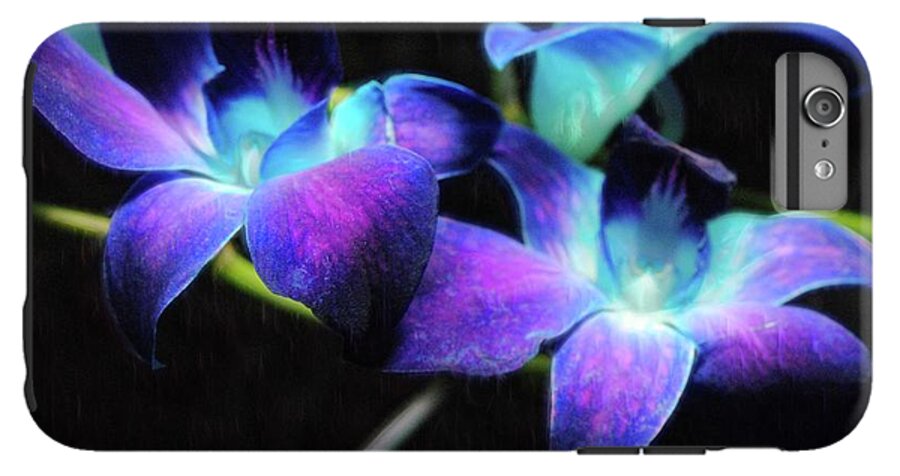 Two Purple Orchids - Phone Case