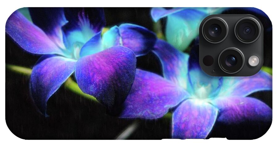 Two Purple Orchids - Phone Case