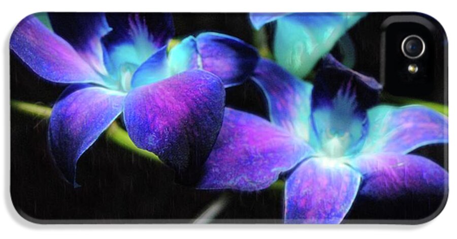 Two Purple Orchids - Phone Case