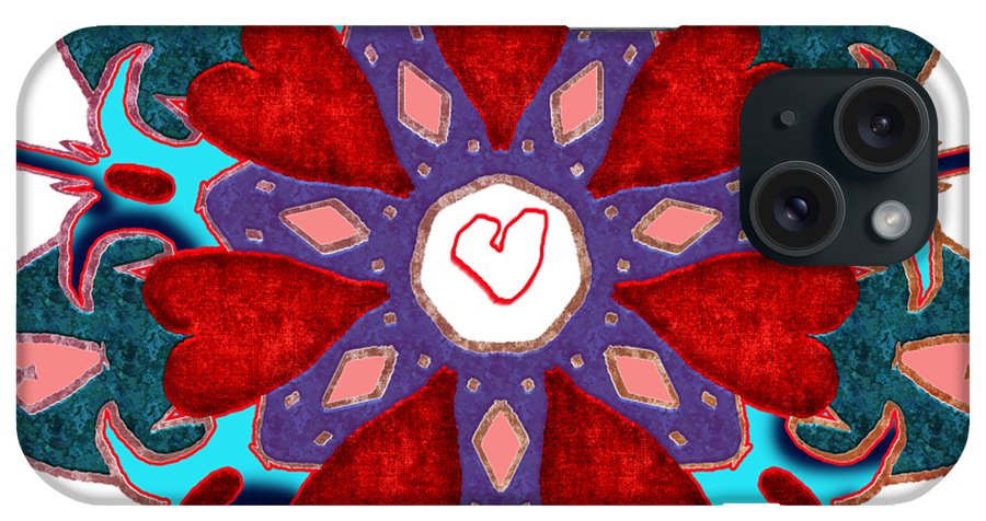 Valentine Mandala - Phone Case