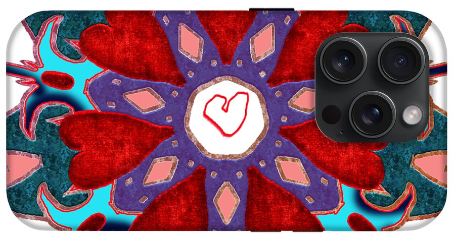 Valentine Mandala - Phone Case