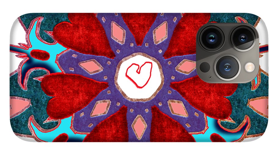 Valentine Mandala - Phone Case