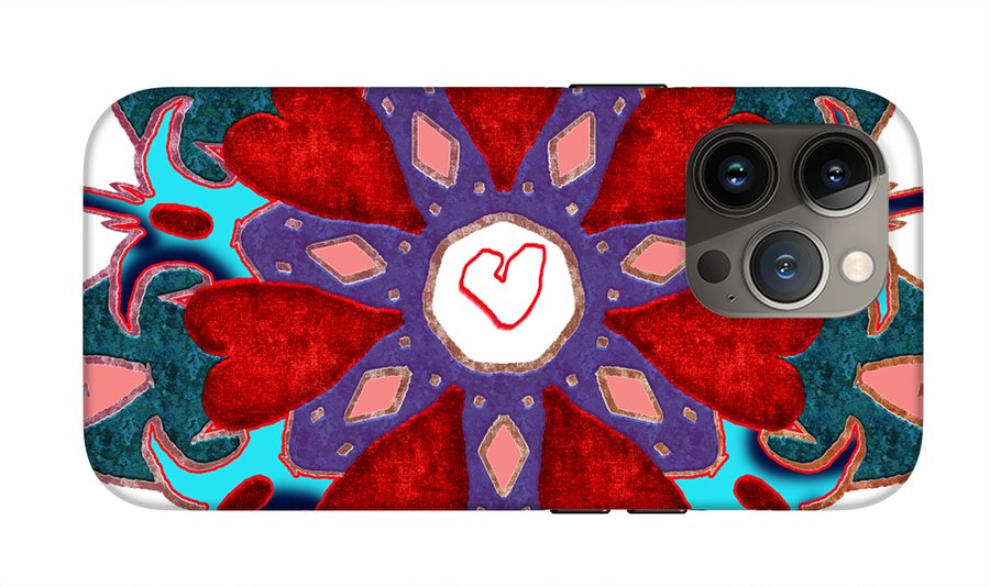 Valentine Mandala - Phone Case