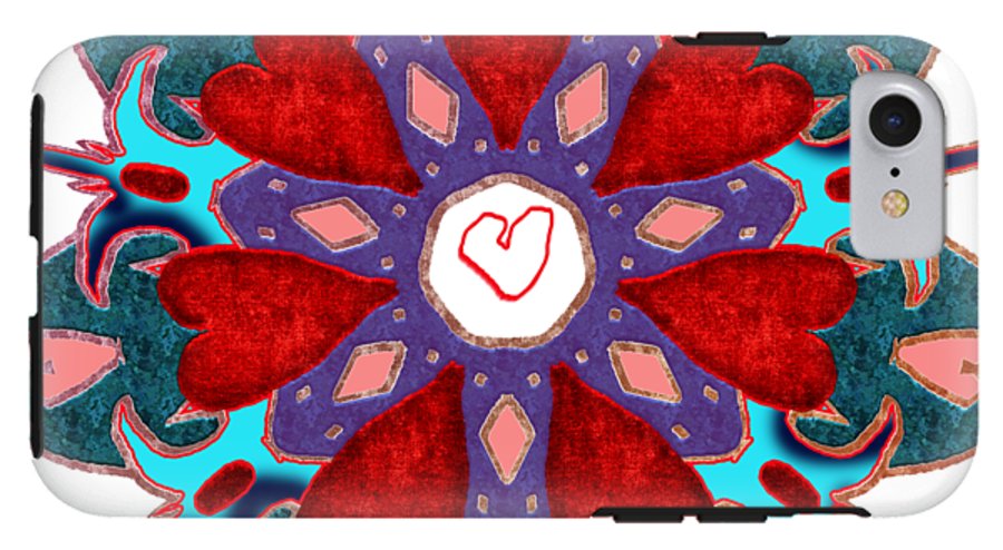 Valentine Mandala - Phone Case