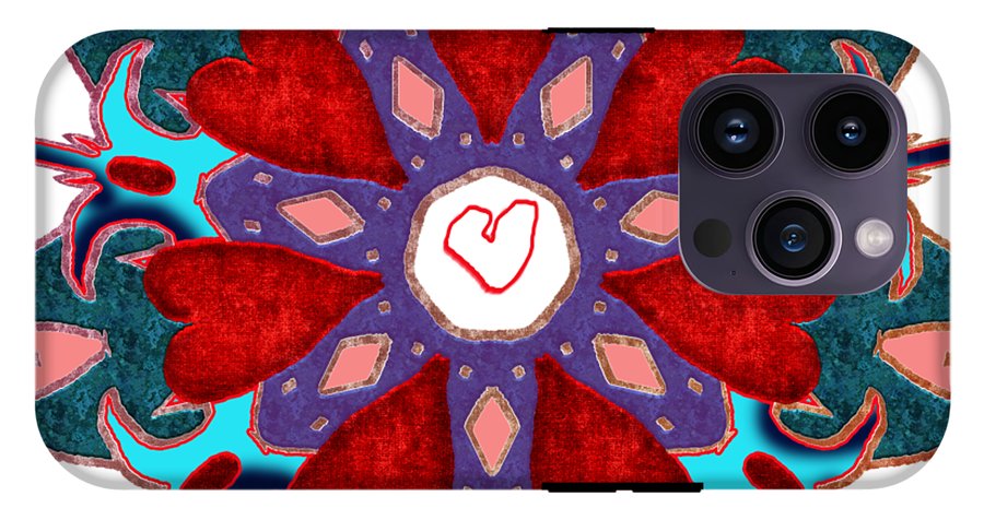 Valentine Mandala - Phone Case