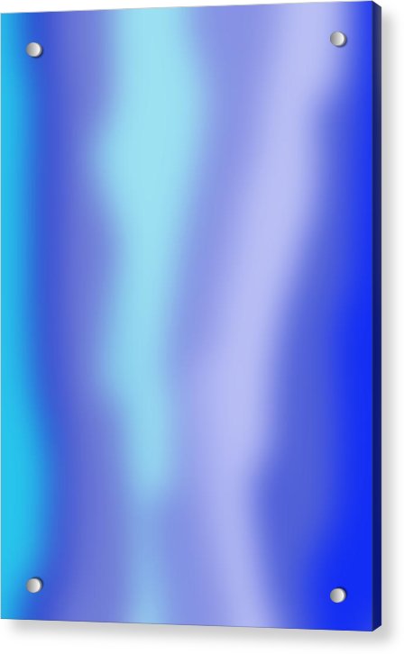 Vertical Ocean Gradient - Acrylic Print