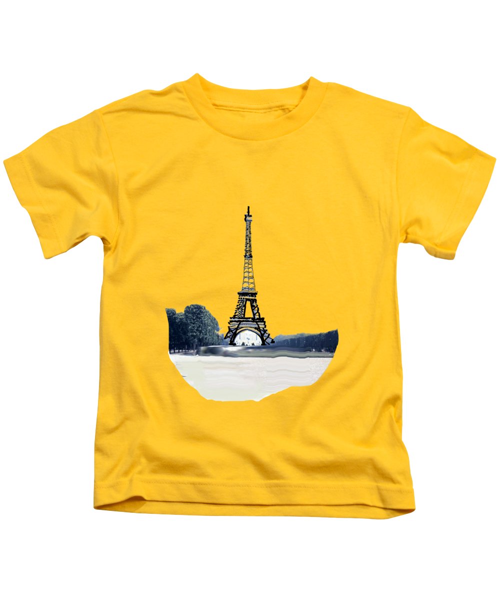 Vintage Eiffel tower Impression - Kids T-Shirt