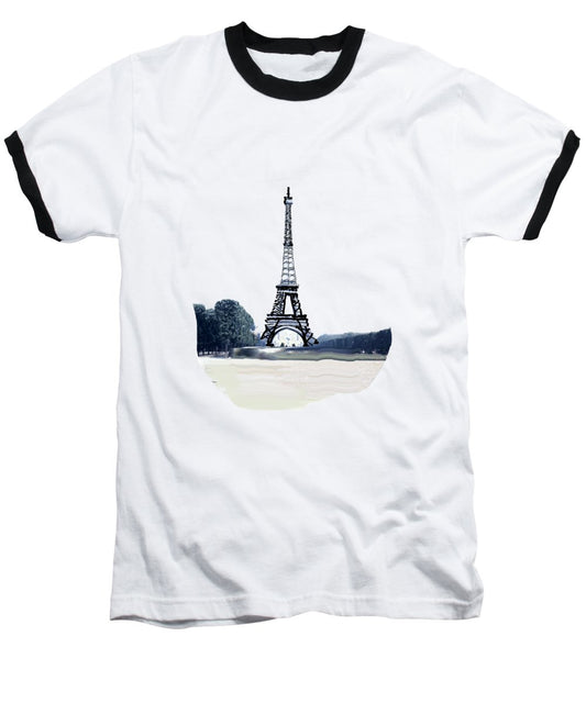 Vintage Eiffel tower Impression - Baseball T-Shirt