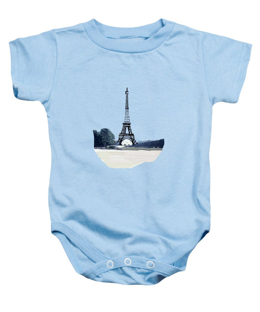 Vintage Eiffel tower Impression - Baby Onesie