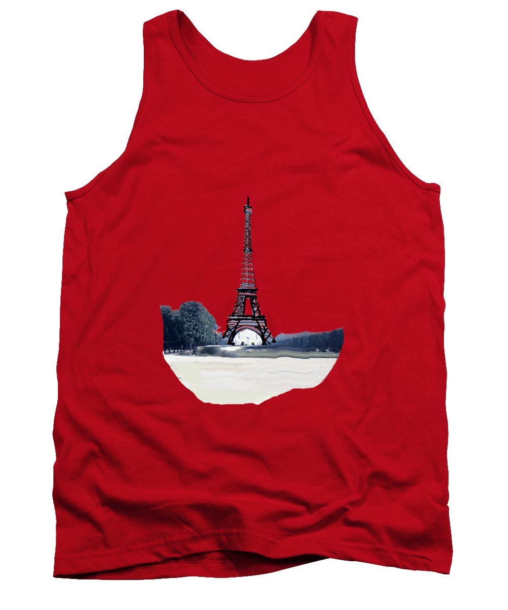 Vintage Eiffel tower Impression - Tank Top