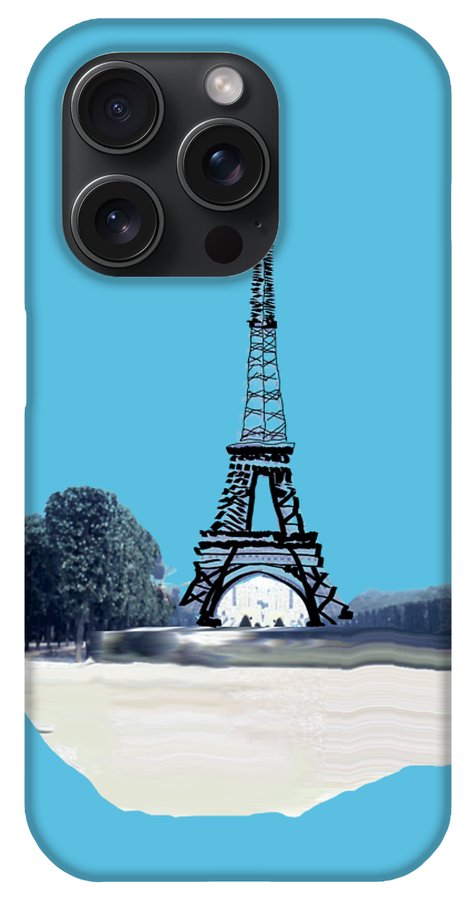 Vintage Eiffel tower Impression - Phone Case