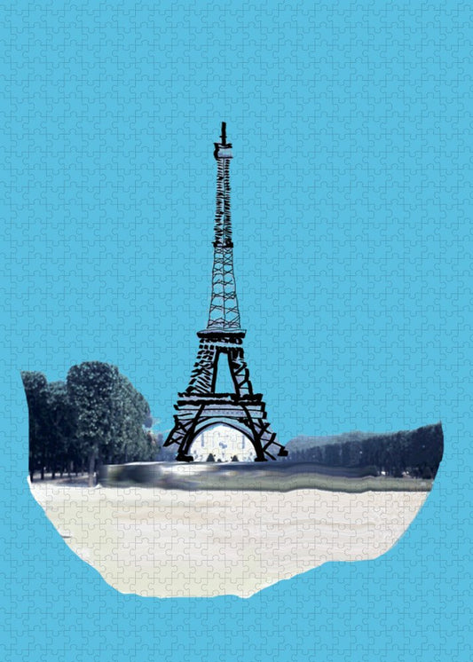 Vintage Eiffel tower Impression - Puzzle