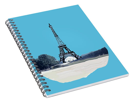Vintage Eiffel tower Impression - Spiral Notebook