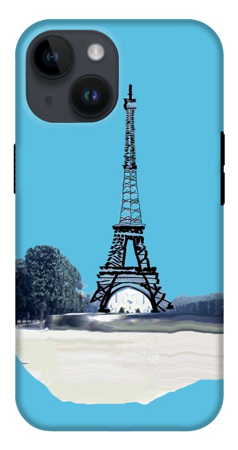 Vintage Eiffel tower Impression - Phone Case