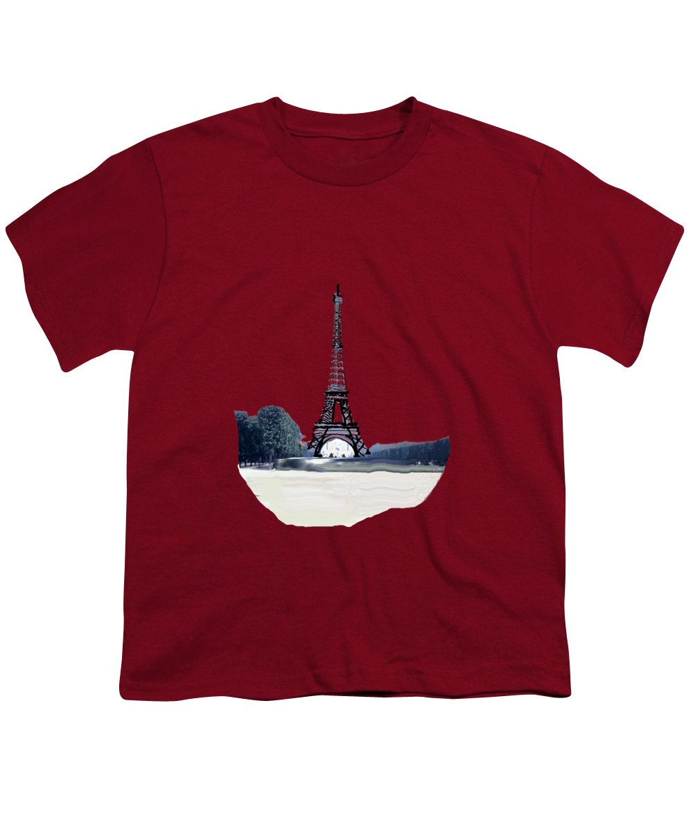 Vintage Eiffel tower Impression - Youth T-Shirt