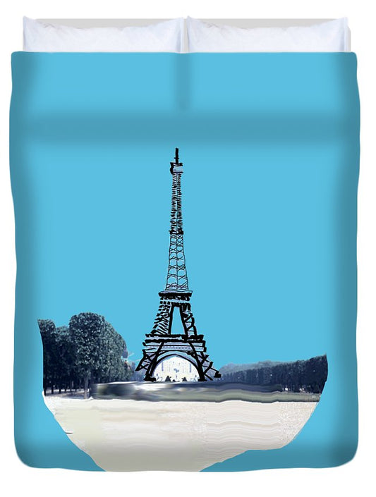 Vintage Eiffel tower Impression - Duvet Cover