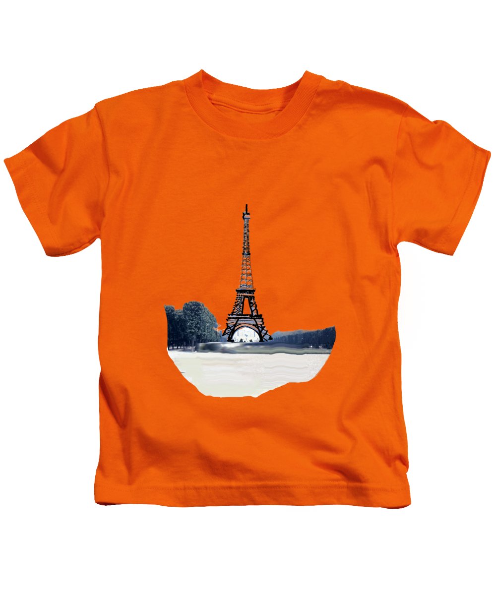 Vintage Eiffel tower Impression - Kids T-Shirt