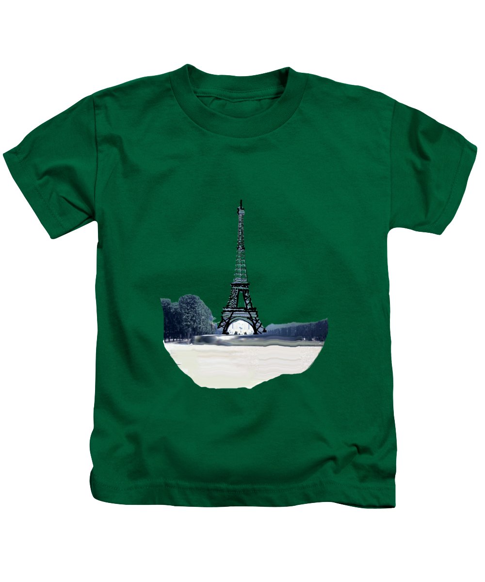 Vintage Eiffel tower Impression - Kids T-Shirt
