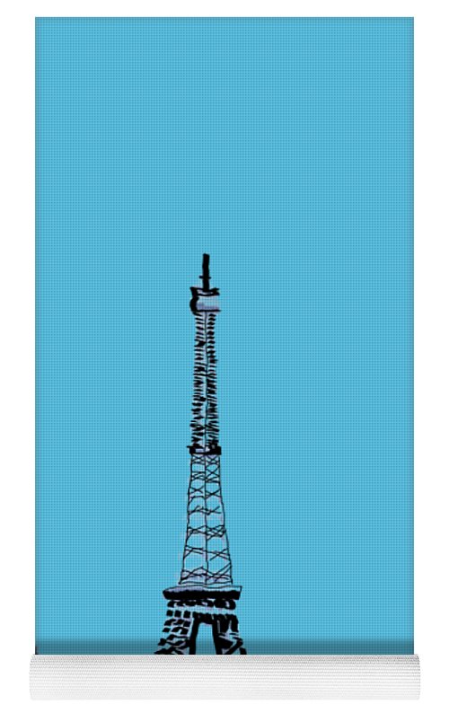 Vintage Eiffel tower Impression - Yoga Mat