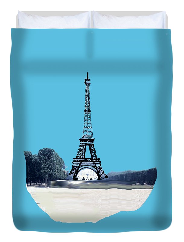 Vintage Eiffel tower Impression - Duvet Cover