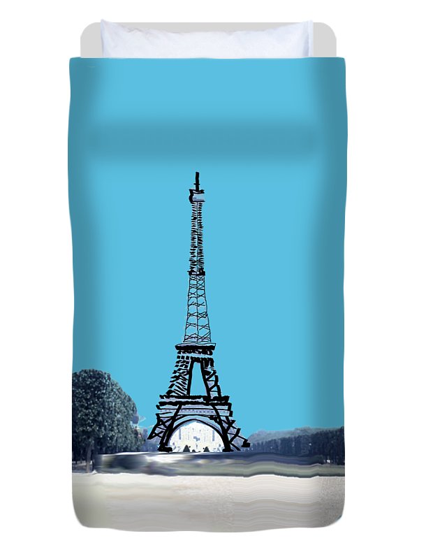 Vintage Eiffel tower Impression - Duvet Cover