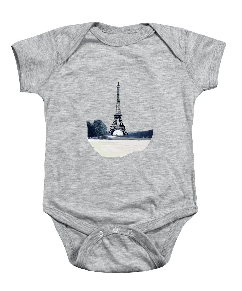 Vintage Eiffel tower Impression - Baby Onesie