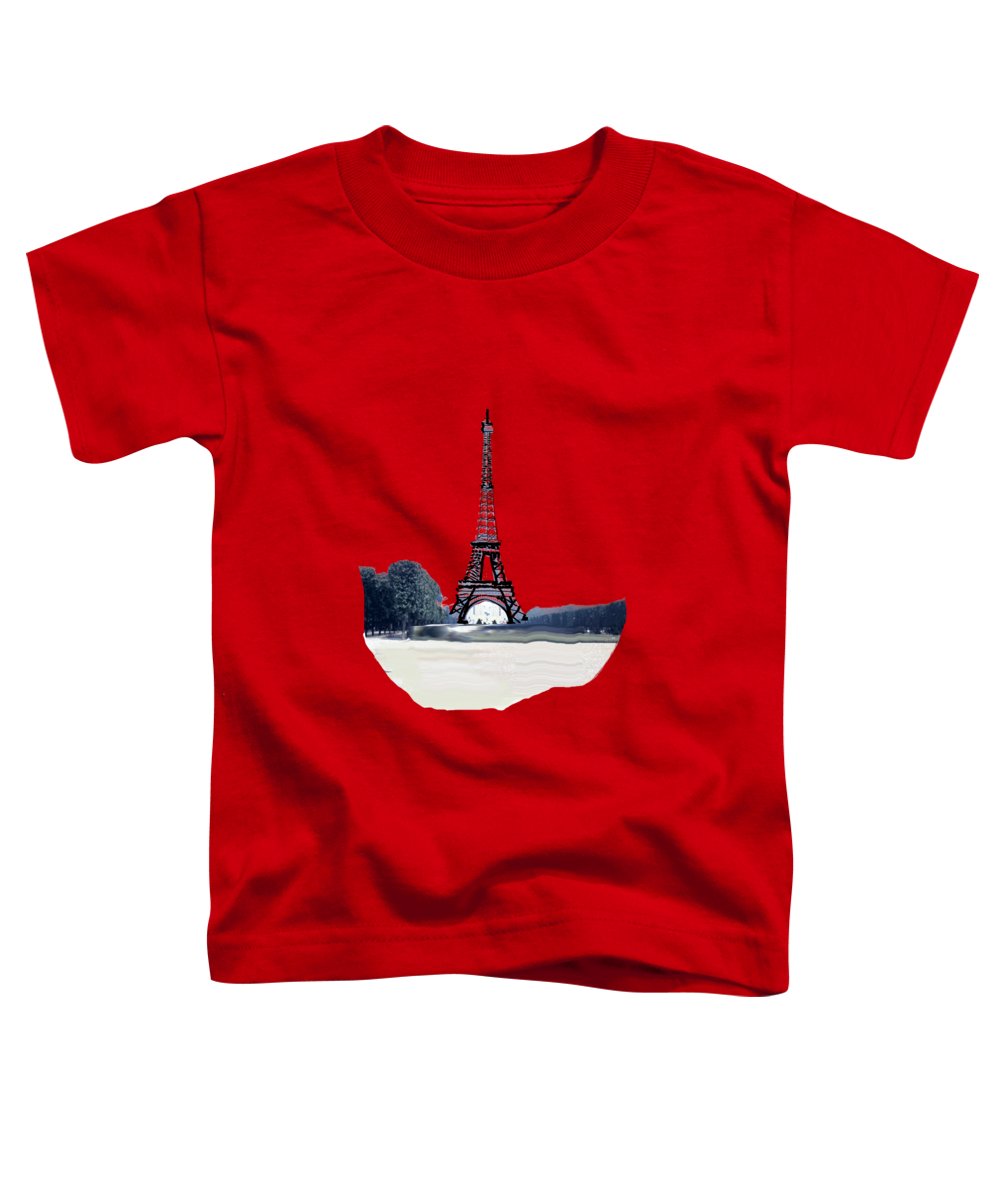 Vintage Eiffel tower Impression - Toddler T-Shirt